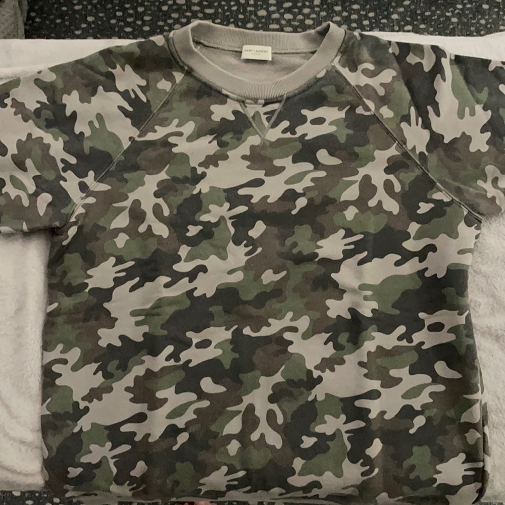 YSL Camo Sweater - New Without Tags